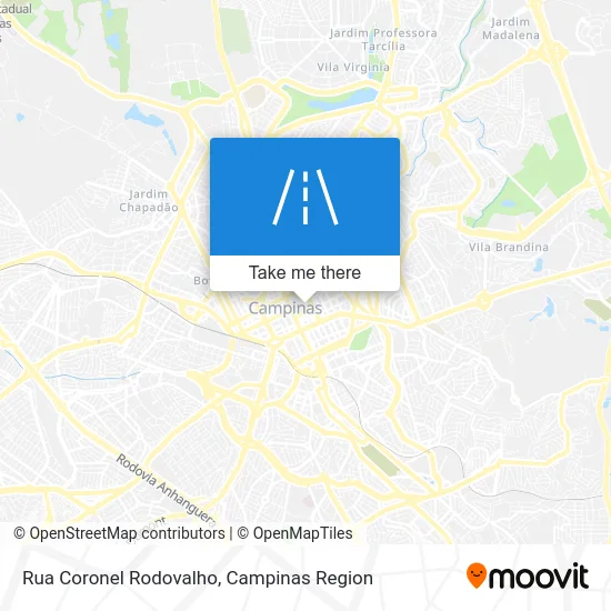 Rua Coronel Rodovalho map