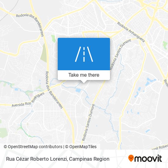 Rua Cézar Roberto Lorenzi map