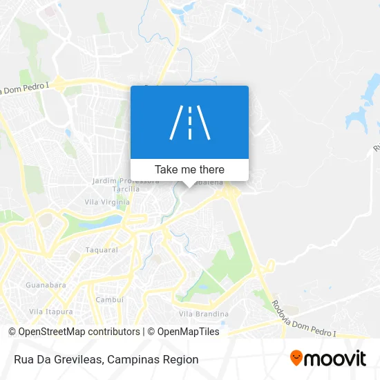 Rua Da Grevileas map
