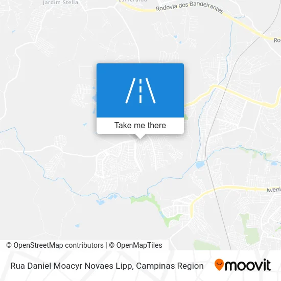 Rua Daniel Moacyr Novaes Lipp map