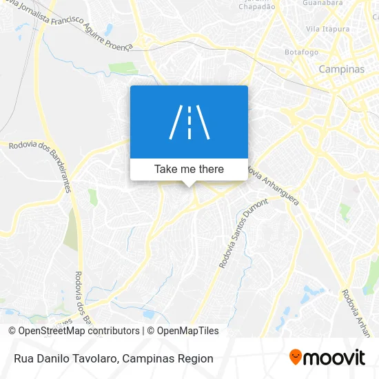 Rua Danilo Tavolaro map