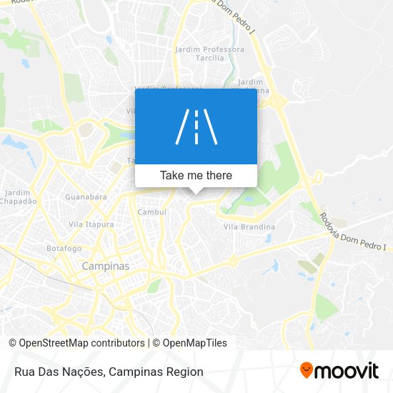 Rua Das Nações map