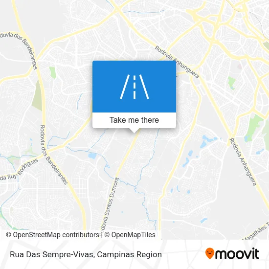 Rua Das Sempre-Vivas map