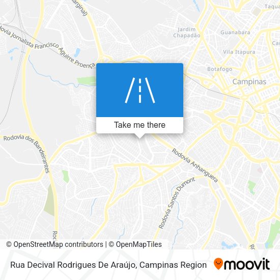 Rua Decival Rodrigues De Araújo map