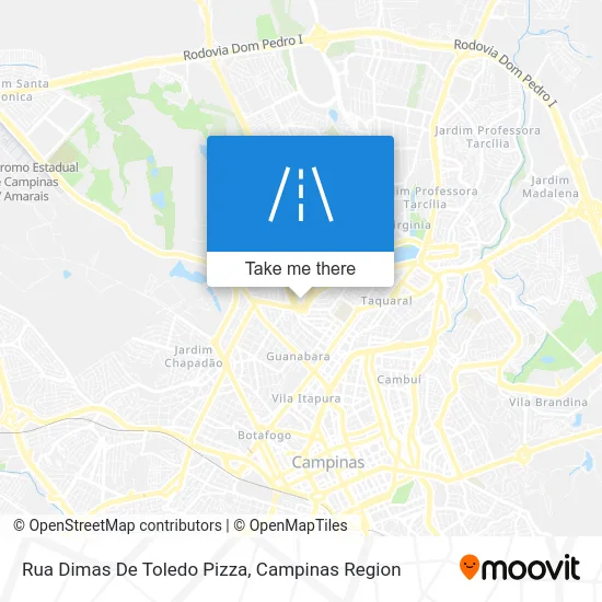 Rua Dimas De Toledo Pizza map