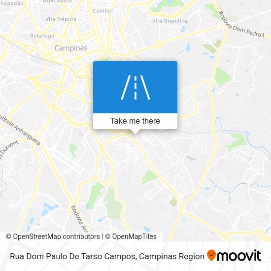 Rua Dom Paulo De Tarso Campos map
