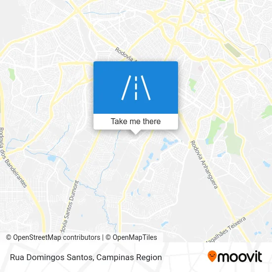 Rua Domingos Santos map