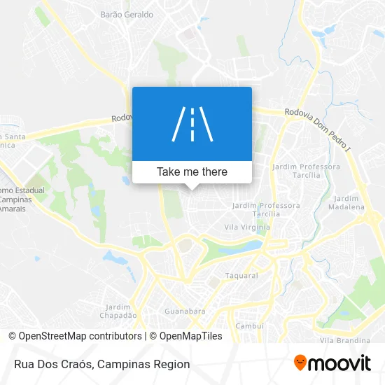 Rua Dos Craós map