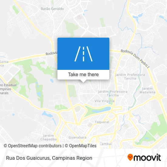 Rua Dos Guaicurus map