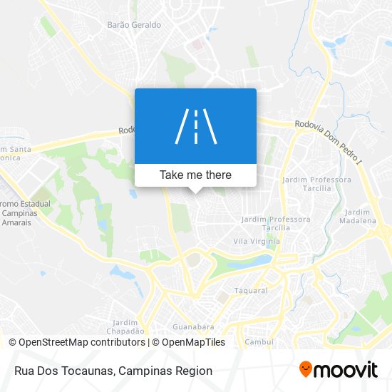 Rua Dos Tocaunas map