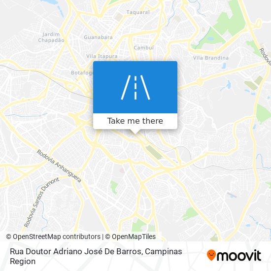 Rua Doutor Adriano José De Barros map