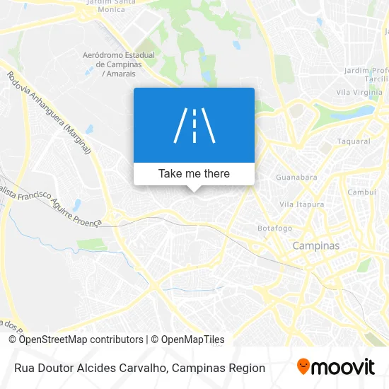 Rua Doutor Alcides Carvalho map