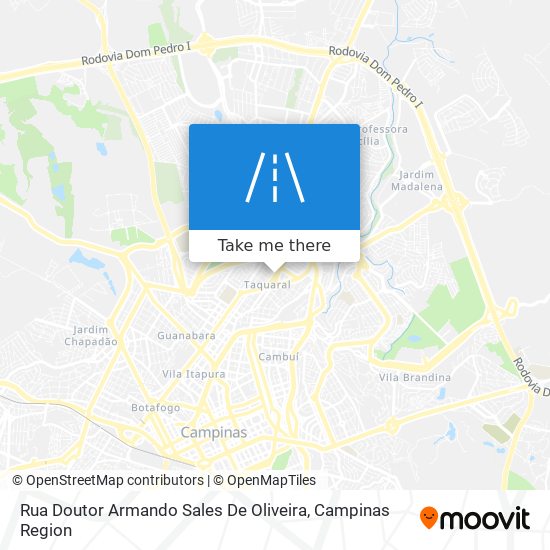 Rua Doutor Armando Sales De Oliveira map