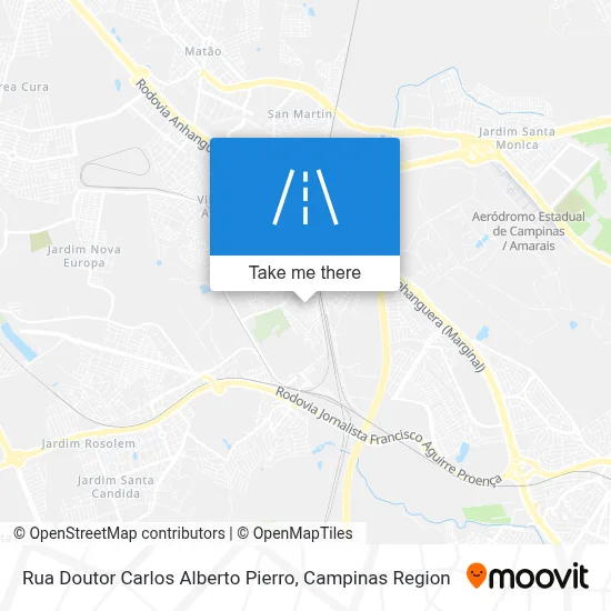 Rua Doutor Carlos Alberto Pierro map