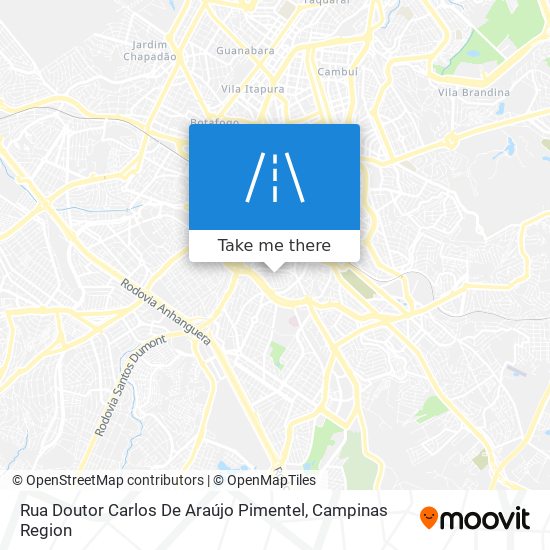 Mapa Rua Doutor Carlos De Araújo Pimentel