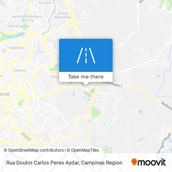 Rua Doutor Carlos Peres Aydar map