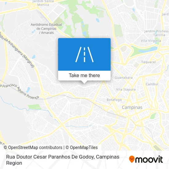 Rua Doutor Cesar Paranhos De Godoy map