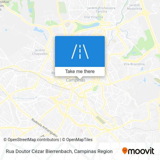 Rua Doutor Cézar Bierrenbach map