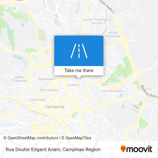 Rua Doutor Edgard Ariani map