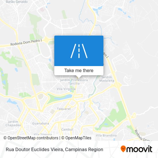 Rua Doutor Euclides Vieira map
