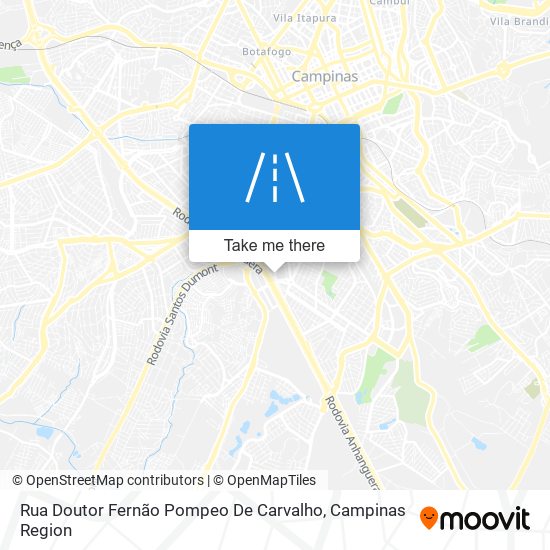 Mapa Rua Doutor Fernão Pompeo De Carvalho