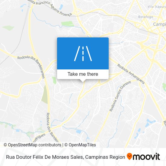 Rua Doutor Félix De Moraes Sales map