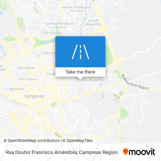 Mapa Rua Doutor Francisco Amêndola