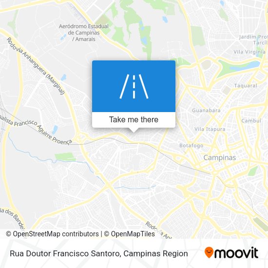 Rua Doutor Francisco Santoro map