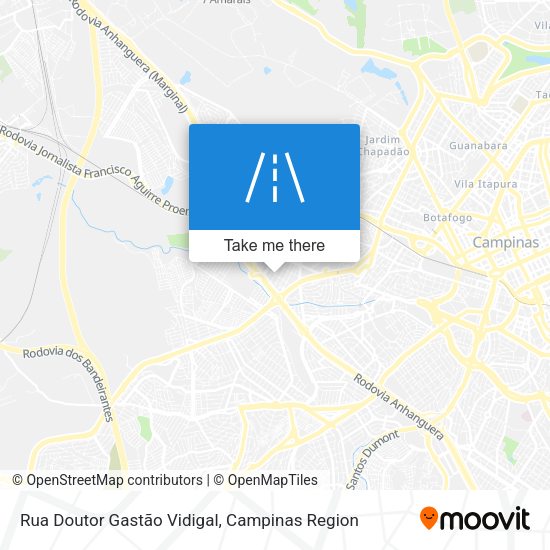 Rua Doutor Gastão Vidigal map