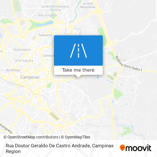 Rua Doutor Geraldo De Castro Andrade map