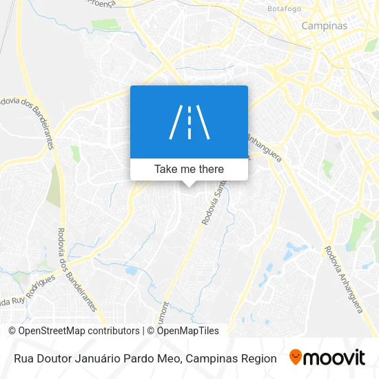 Rua Doutor Januário Pardo Meo map