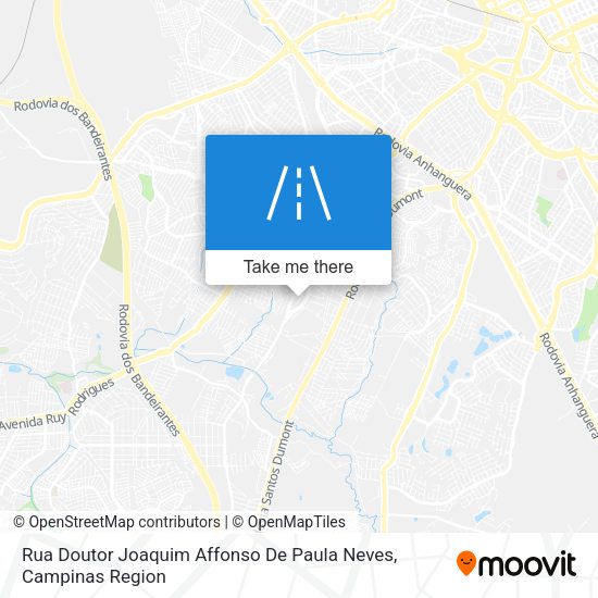 Rua Doutor Joaquim Affonso De Paula Neves map
