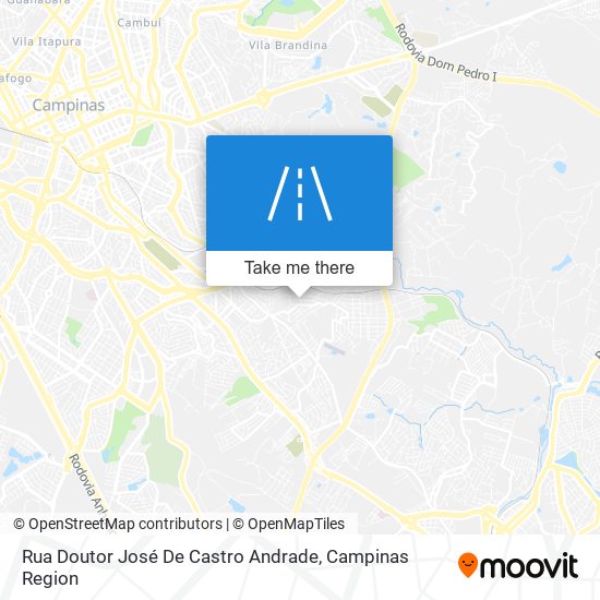 Mapa Rua Doutor José De Castro Andrade