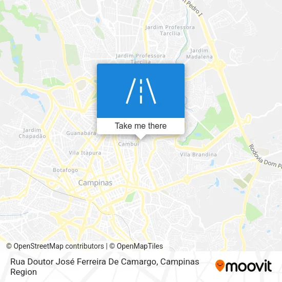 Rua Doutor José Ferreira De Camargo map