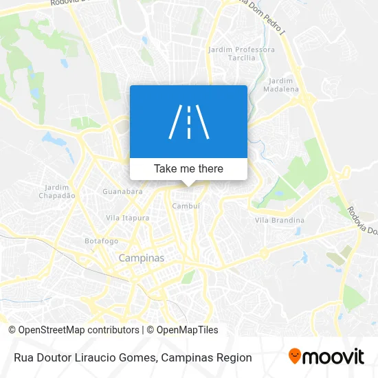 Rua Doutor Liraucio Gomes map