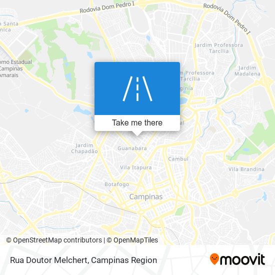 Rua Doutor Melchert map