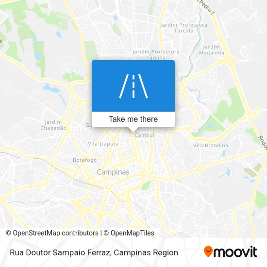 Rua Doutor Sampaio Ferraz map