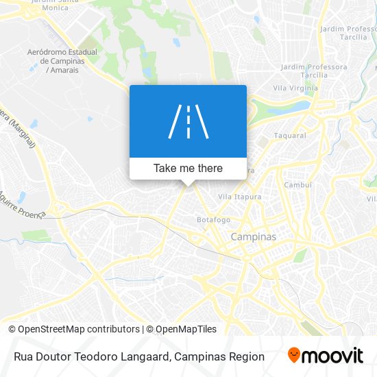 Mapa Rua Doutor Teodoro Langaard