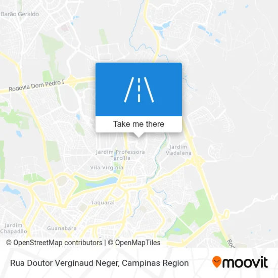 Rua Doutor Verginaud Neger map