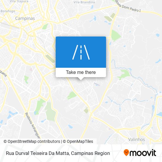 Rua Durval Teixeira Da Matta map