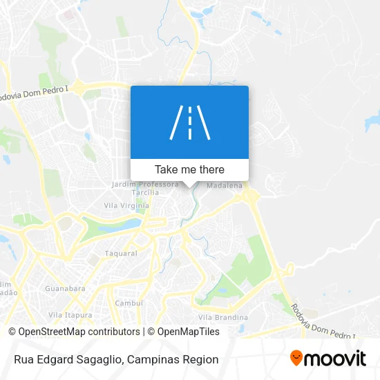 Rua Edgard Sagaglio map