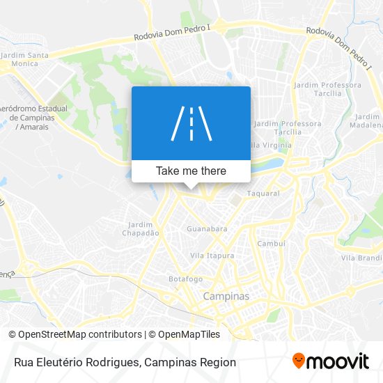 Mapa Rua Eleutério Rodrigues