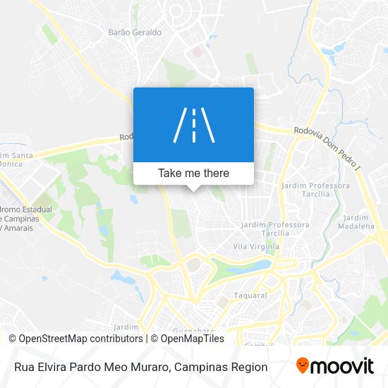 Rua Elvira Pardo Meo Muraro map