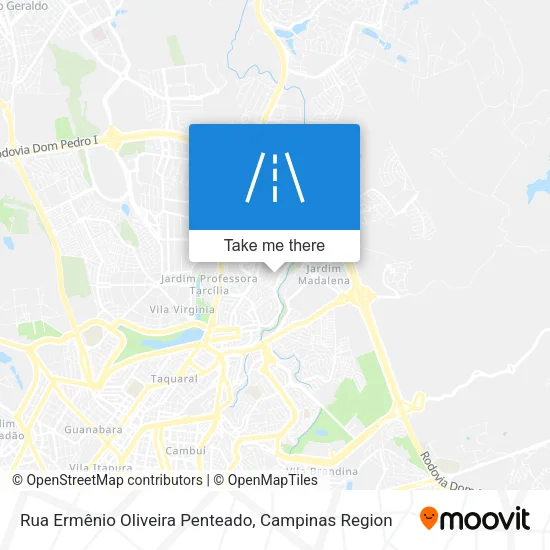Rua Ermênio Oliveira Penteado map