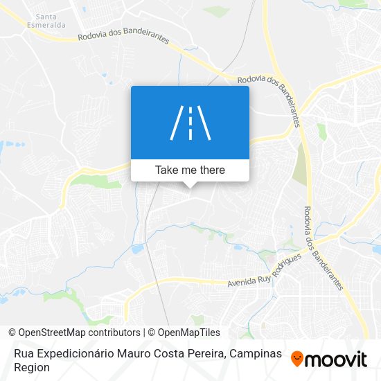 Rua Expedicionário Mauro Costa Pereira map