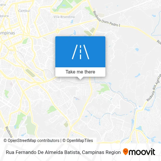 Rua Fernando De Almeida Batista map