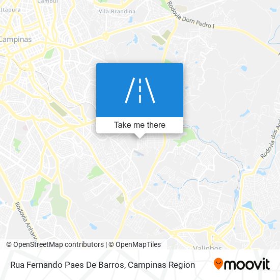 Rua Fernando Paes De Barros map