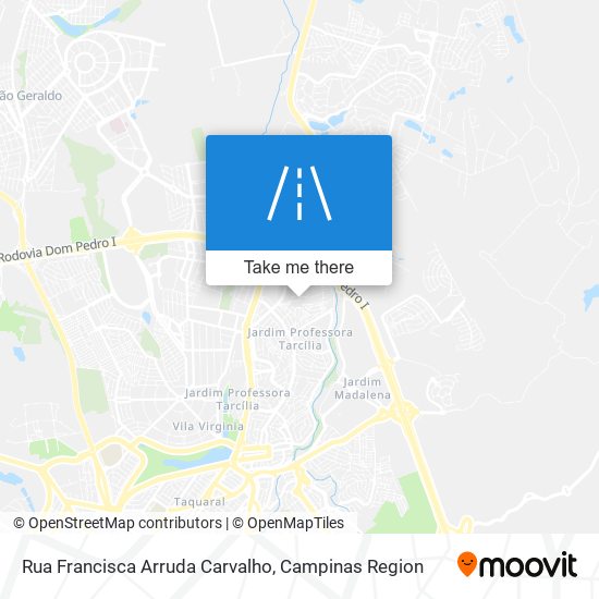 Rua Francisca Arruda Carvalho map