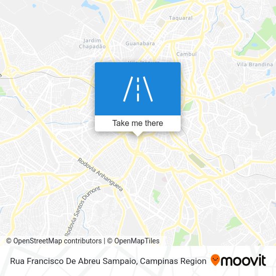 Rua Francisco De Abreu Sampaio map