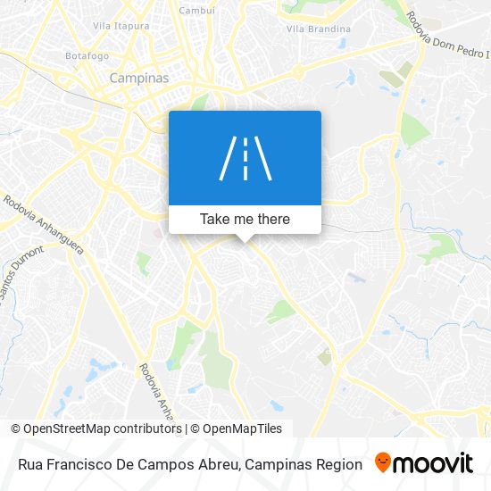 Rua Francisco De Campos Abreu map